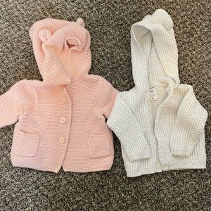 Baby girl sweaters 0-3 months